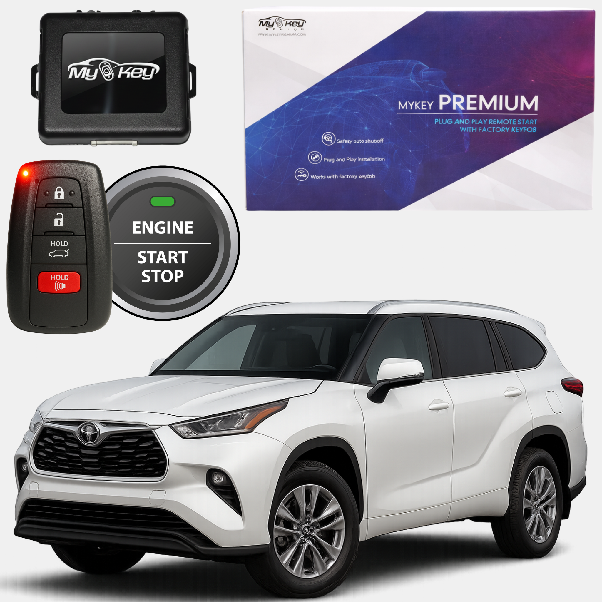Toyota Highlander Remote Start Kit – Plug & Play